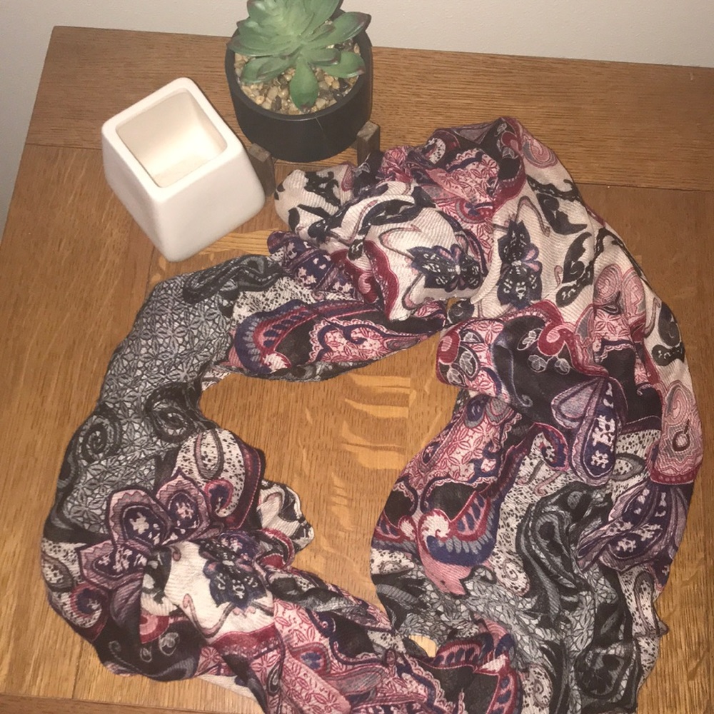 Paisley infinity scarf